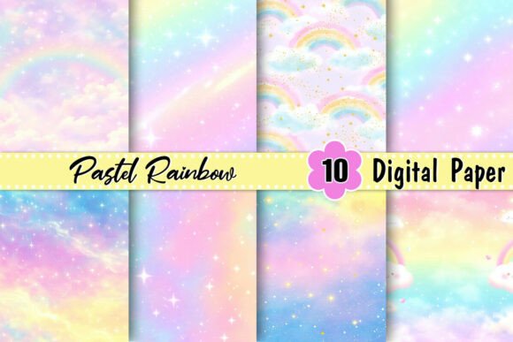 Download Pastel Rainbow Background - Pastel Collection