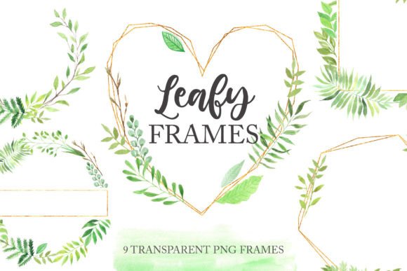 Download Watercolor Greenery Floral Wreaths PNG - Floral wreath Collection