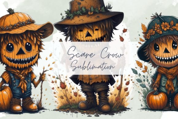 Download Scarecrow Watercolor Sublimation - Scarecrow watercolor Collection