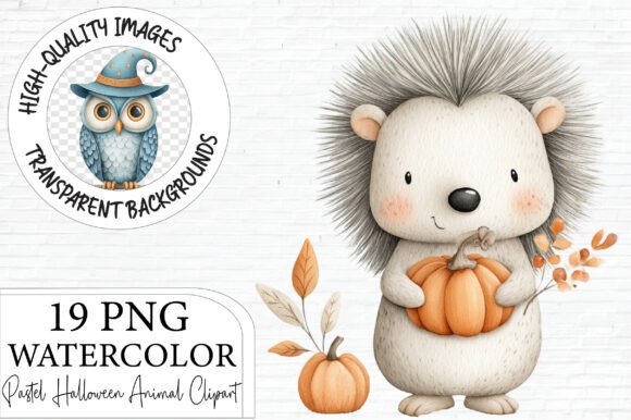 Download Pastel Halloween Animal Clipart Bundle - Pastel Collection