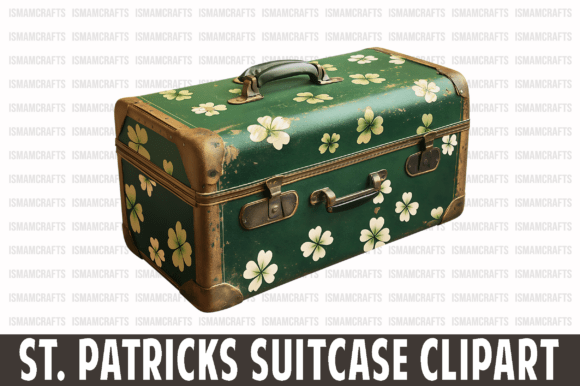 Download St. Patrick's Suitcase Clipart PNG - Premium Resources